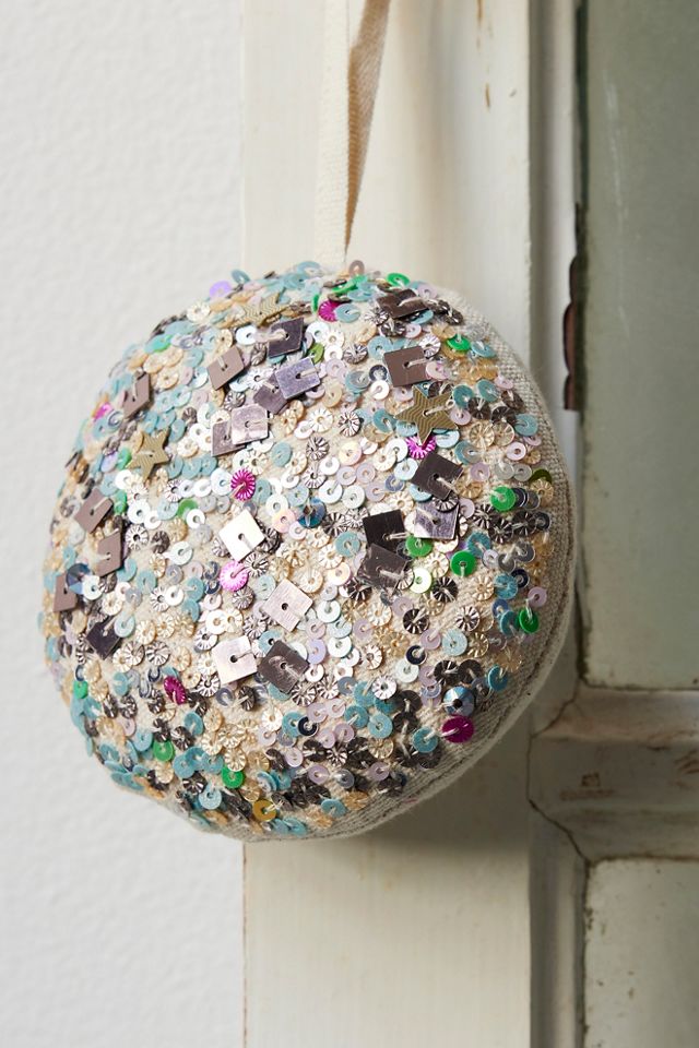 Confetti Sequin Ornament #1