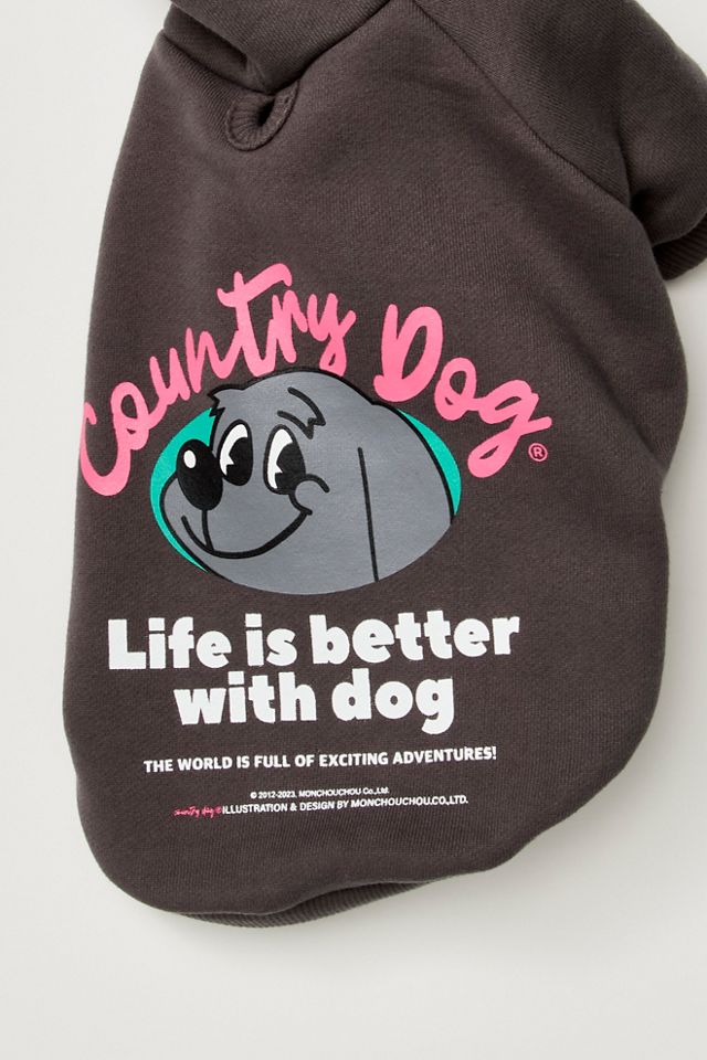 Sweat à capuche bio Country Dog #1