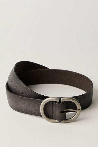 Pia Buckle Belt At Free People In Black, Size: M/L