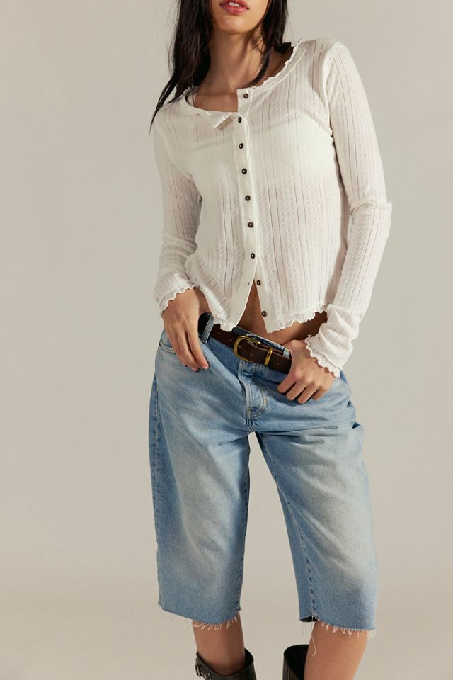 We The Free Cardigan Penny en pointelle #4