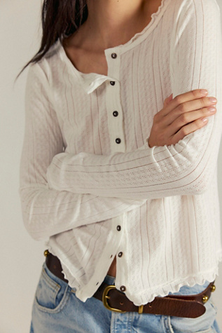 We The Free Penny Pointelle Cardi