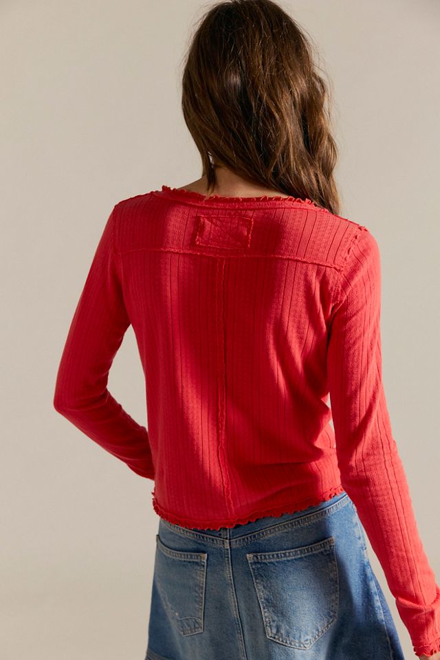 We The Free Penny Pointelle Cardi #1
