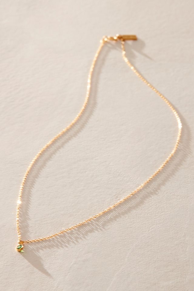 Set & Stones Birthstone Charm Necklace #2