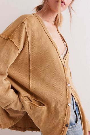 We The Free Say What Cardi At Free People In Golden Brown, Size: Small