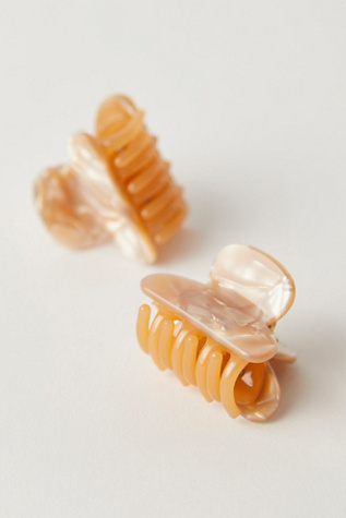 Machete Twin Heirloom Claw Clip at Free People in White