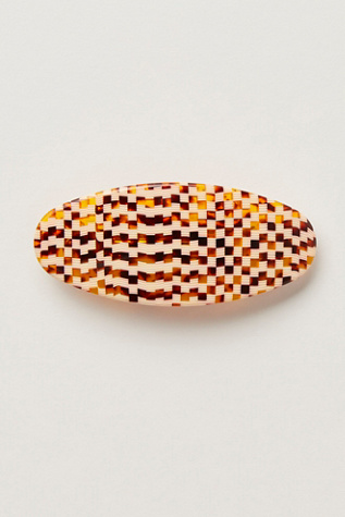 Женские аксессуары для волос Machete Jumbo Oval Barrette, цвет: Черепаховый — фото 2