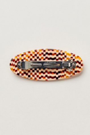 Женские аксессуары для волос Machete Jumbo Oval Barrette, цвет: Черепаховый — фото 3