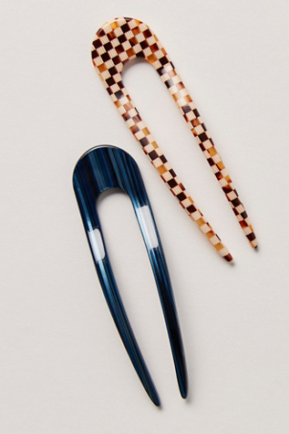 Machete French Hair Pin at Free People in Brown