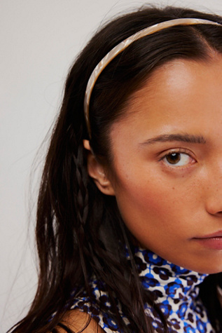 Machete Ultralight Thin Headband at Free People in White