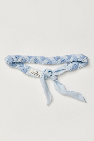 Sincere Soft Headband By Curried Myrrh At Free People In Sky Blue