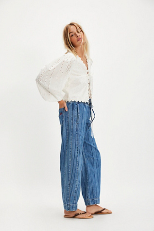 Damson Madder Felix Twill Jeans - thumbnail 3