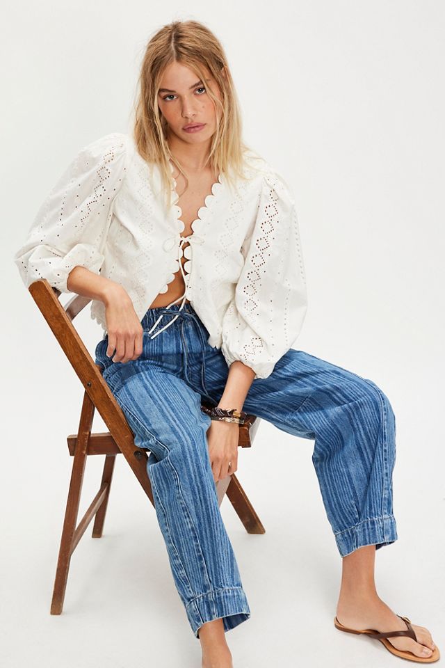 デニム・ジーパン Damson Madder Felix Paisley Jeans Damson Madder Felix Twill Jeans | Free People