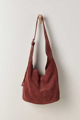 Sage Suede Bucket Bag At Free People In Cinnamon