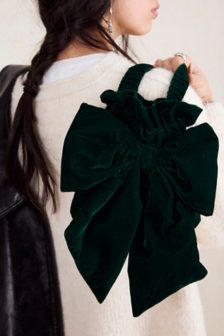 Belle Velvet Bow Bag