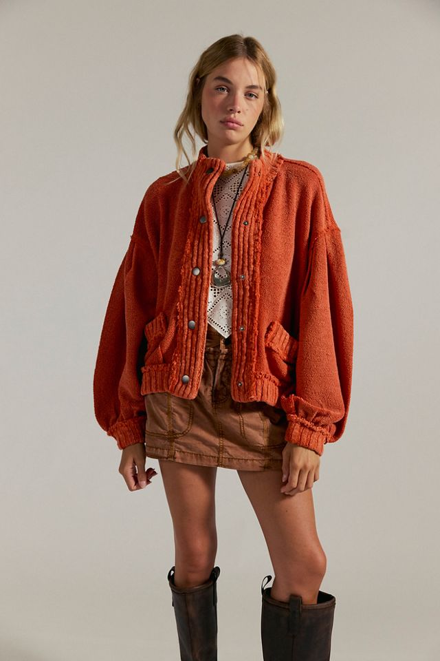 Free People Pretty In Pointelle Cardi