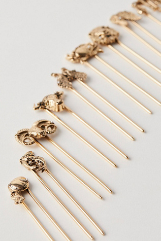 Zodiac Hair Pin At Free People In Capricorn