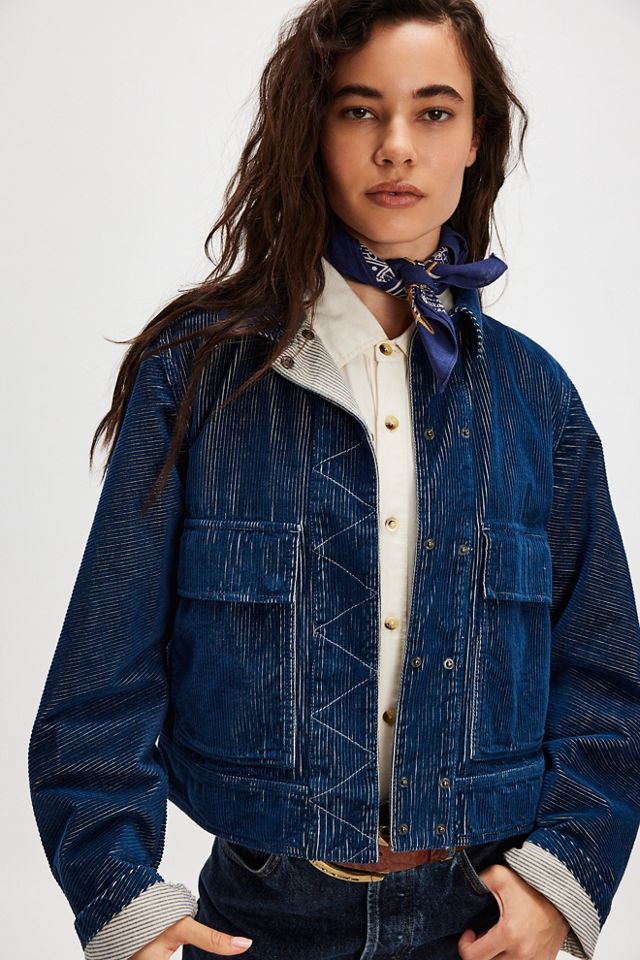 We The Free Suzy Railroad Cord Jacket #1
