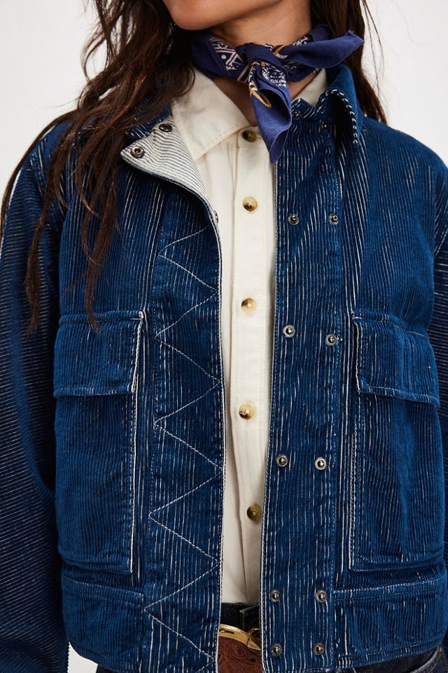 We The Free Suzy Railroad Cord Jacket #4