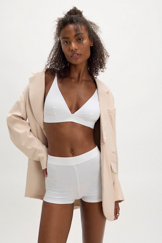 Wolford Bike Short at Free People in White, Size: M