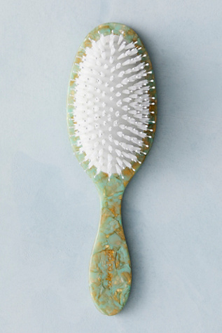 Solar Eclipse Handpainted Acetate 2-in-1 Brush at Free People in Waterlily