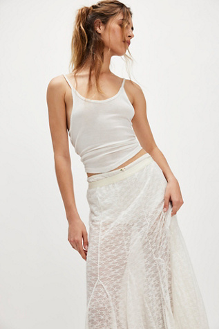 Kiss Kiss Half Slip by Intimately at Free People in Tofu, Size: XS