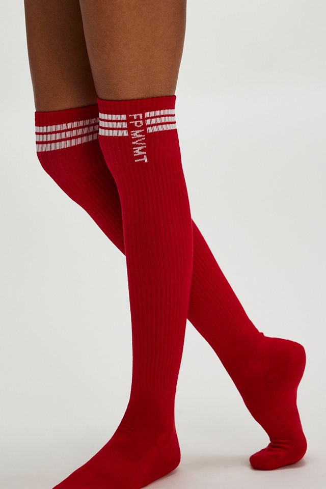 Race Pace Stripe Scrunch Socks #1