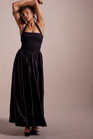 DELFI Megan Long Dress At Free People In Black, Size: XS