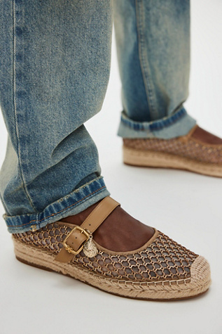 Mackie Espadrilles by Sam Edelman at Free People in Gold, Size: US 9
