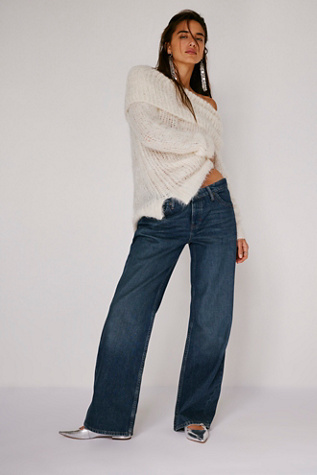 We The Free Tennessee Low-Rise Boyfriend Jeans At Free People In Outlaw, Size: 29