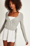 Sugar Plum Wrap Cardi