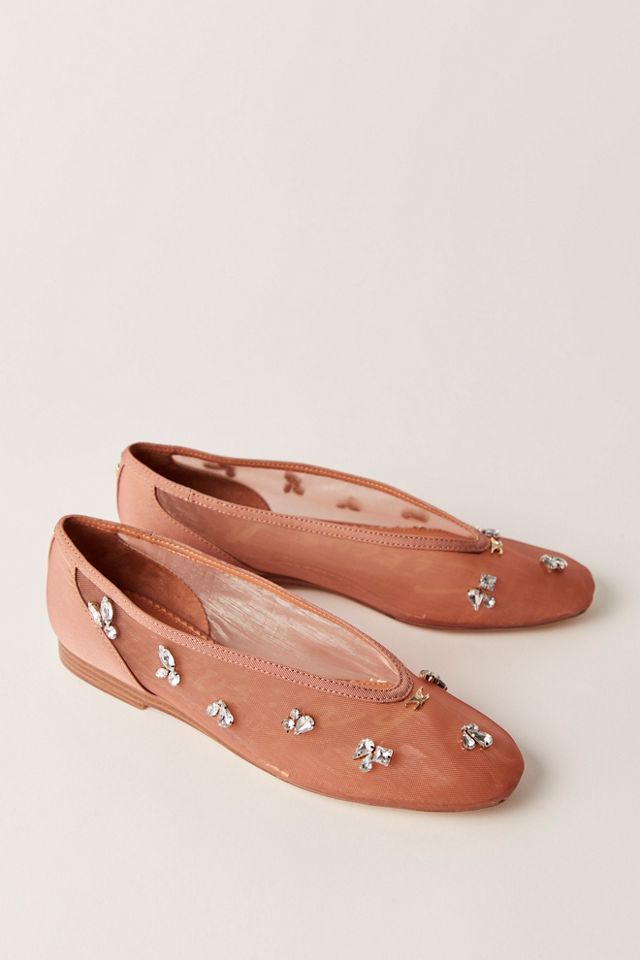Tina Mesh Jewel Flats #1