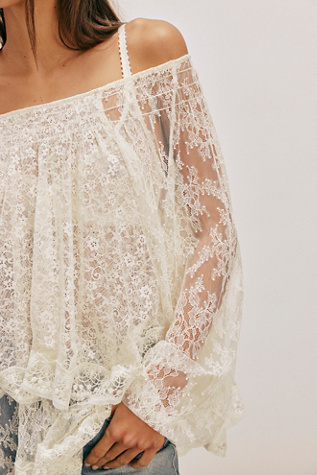 Goldie Knit Top by Free People in White, Size: L