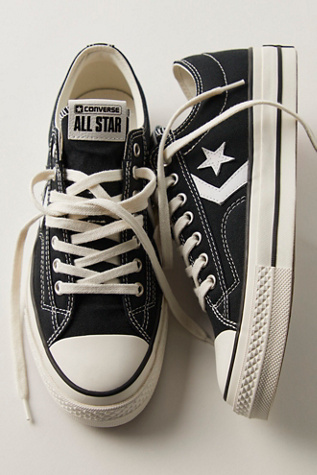 Converse Star Player 76 Premium Sneakers at Free People in Black, Size: US 6 M