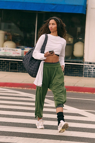 It's A Tie Pants by FP Movement at Free People, Army, XS