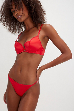 Cara Thong By Bluebella At Free People In Red, Size: Medium