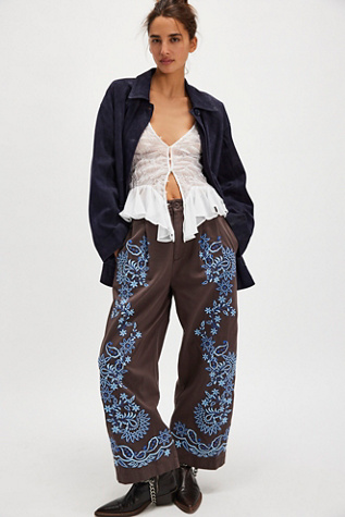 Marrakesh Embroidered Pants | Free People