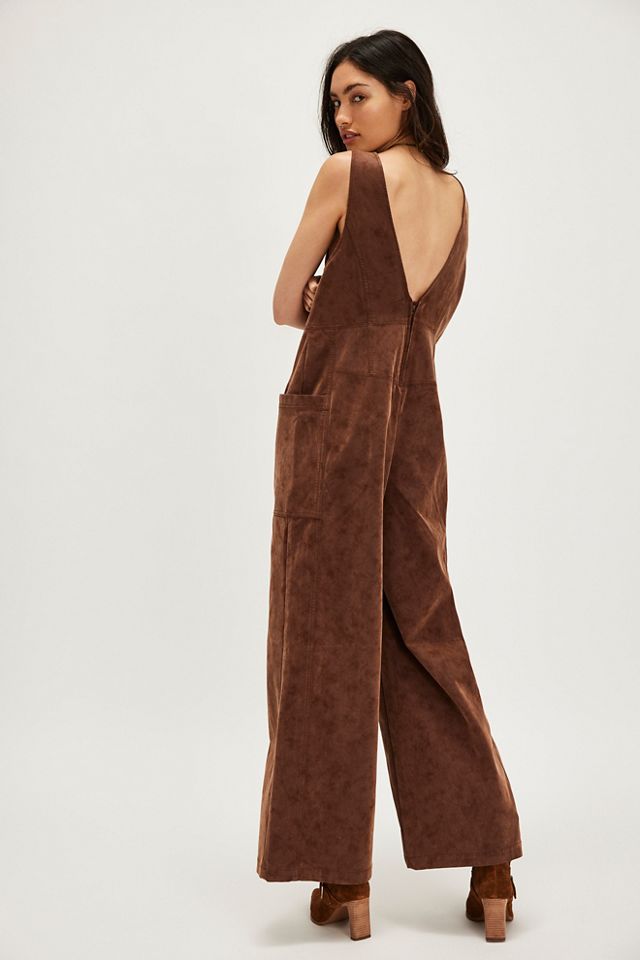 We The Free Nico Faux Suede One-Piece #2