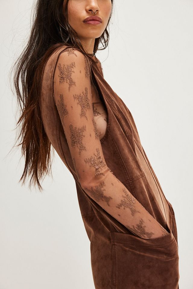We The Free Nico Faux Suede One-Piece #1