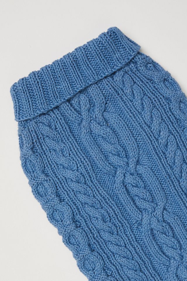 Cable Knit Dog Sweater #4