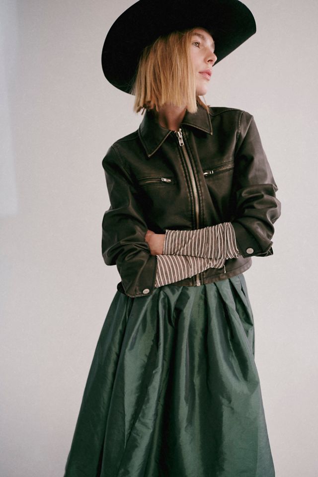 We The Free Ellery Vegan Leather Jacket #4