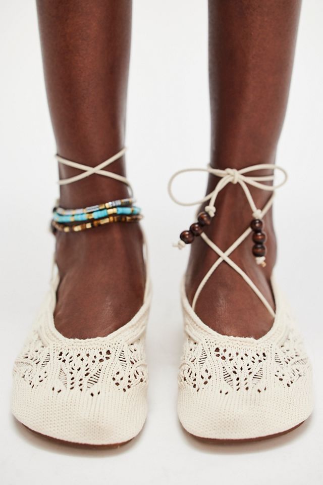 Rosemary Crochet Wrap Flats | Free People
