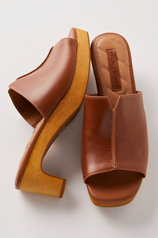 Ryan Clog Mules By Kelsi Dagger At Free People In Fox, Size: US 8