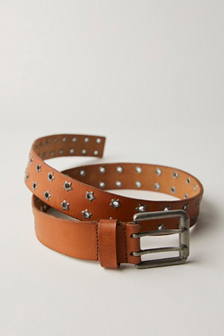 Женский ремень Free People Virgo Leather Belt, цвет: Коньячный — фото 2