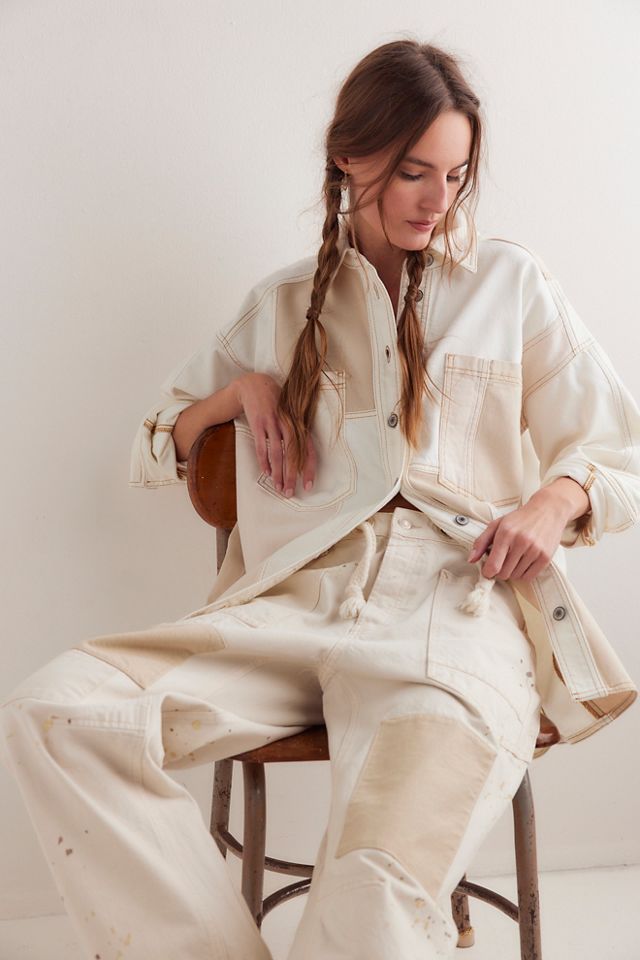 We The Free Ivory Mountain Roads Shirt | Free People