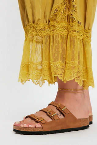 Birkenstock Florida Sandals at Free People in Tan, Size: EU 40