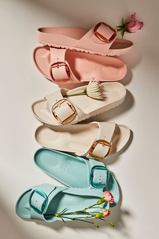 Abstract Slip On Sandals