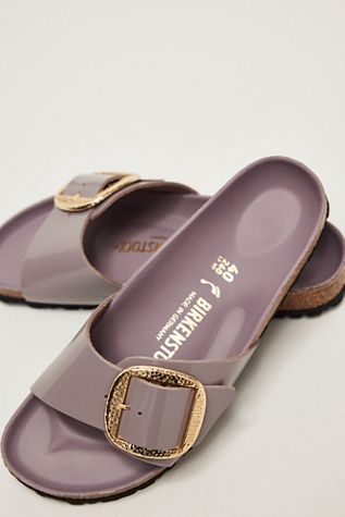 Madrid Hammered Big Buckle Birkenstocks
