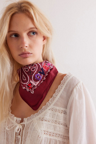 Call It By Your Name Bandana by Free People in Red