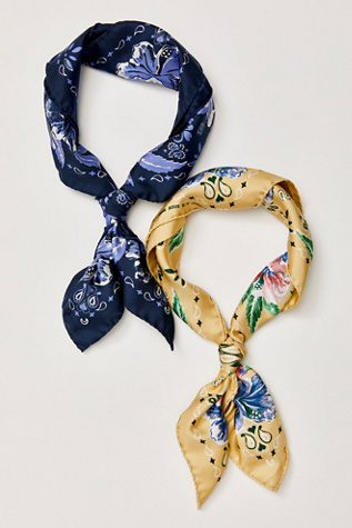 Call It By Your Name Silk Scarf At Free People In Ficelle