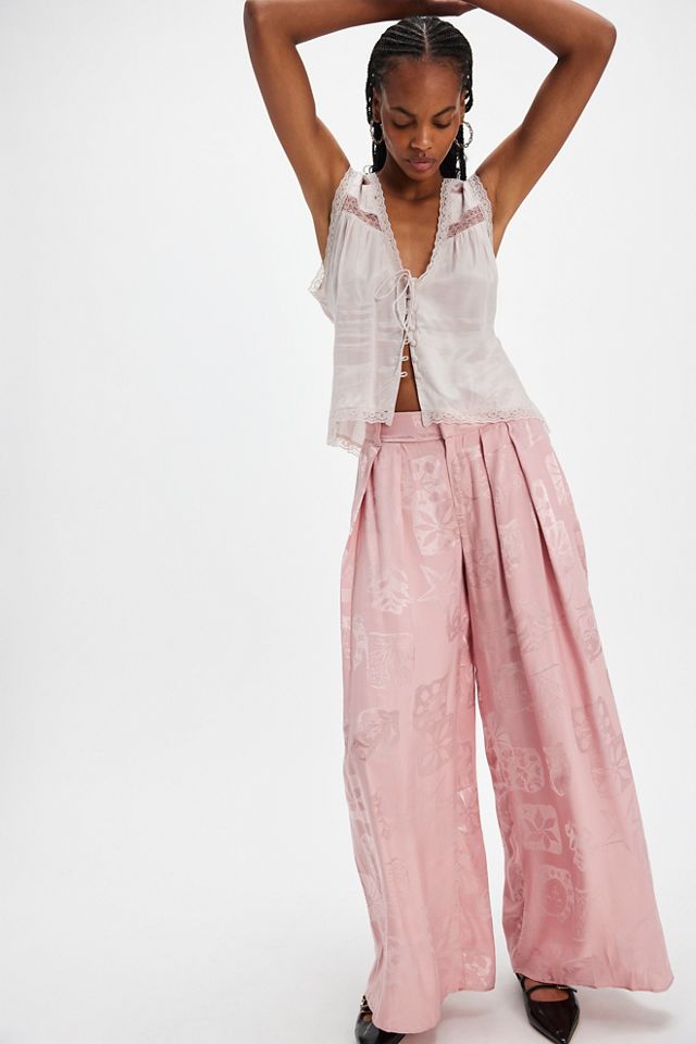 Giselle Satin Trousers #2